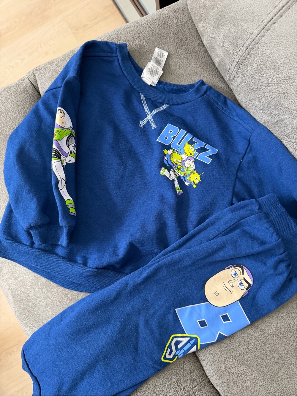 Disney Buzz Lightyear Blue Kids Matching Set